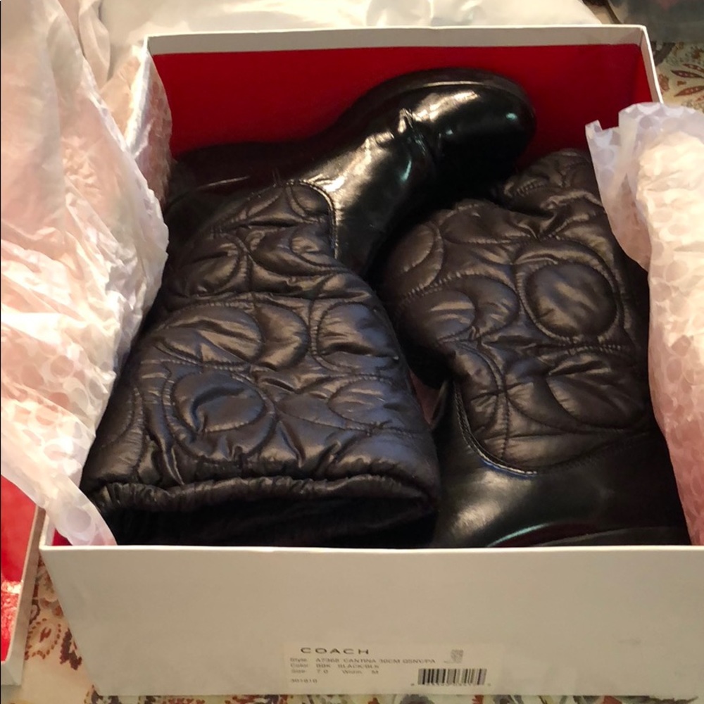Coach snow boots